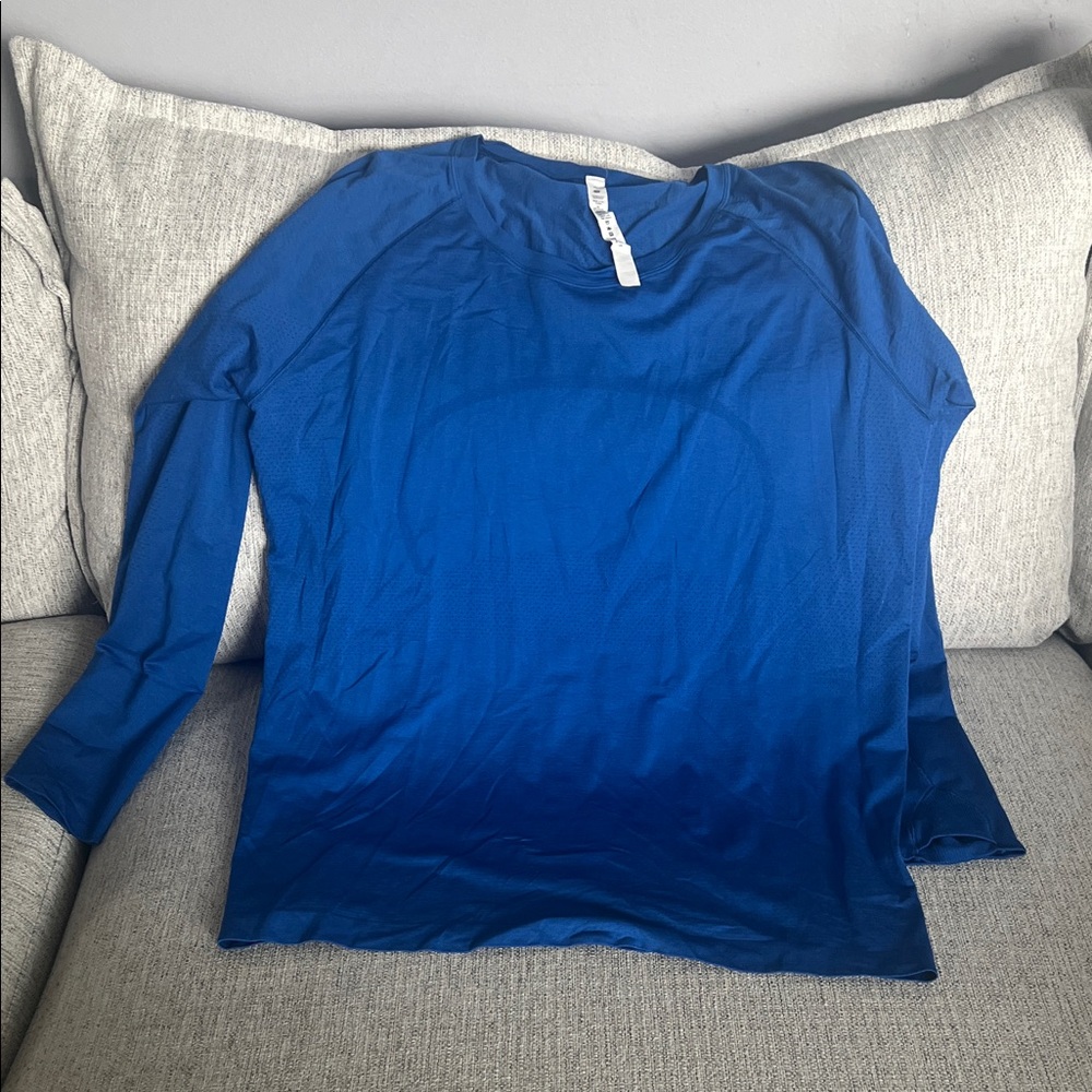 Lululemon Athletica Swiftly Tech Vibrant Blue Top